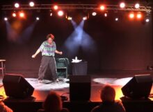Roger Kabler performs as Robin Williams in the film Being Robin